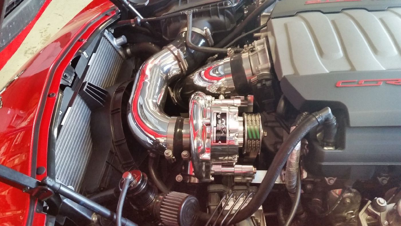 A&A 2014-2017 CORVETTE SUPERCHARGER KIT- POLISHED A&A 2014-2017 CORVETTE SUPERCHARGER KIT- POLISHED